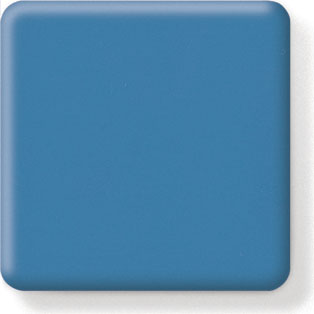 Graphic blue corian