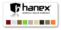 логотип искусственного ккамня Hanex