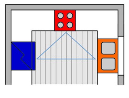 п образная кухня схема